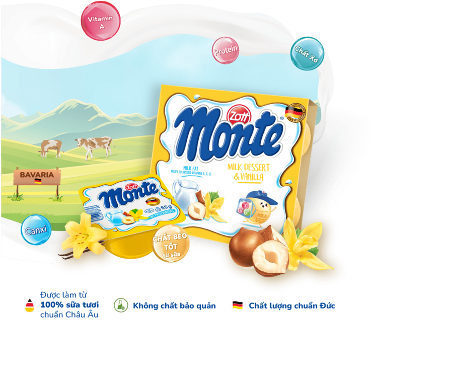 Váng sữa Monte Vani