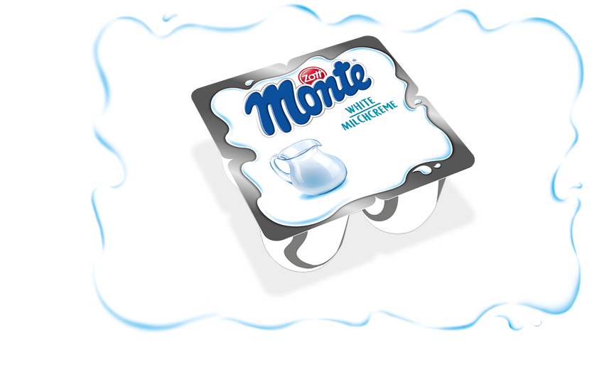 Monte White/Milchcreme 4er-Pack